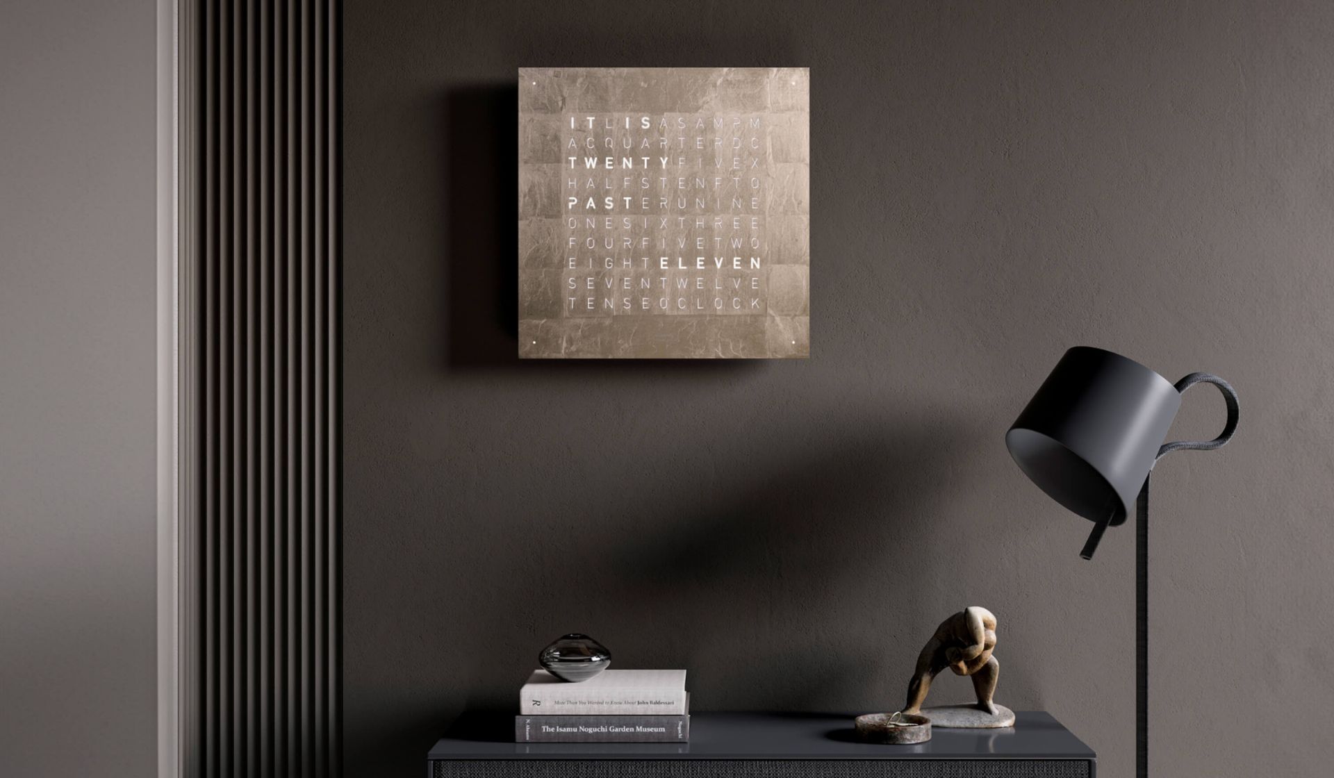 Exklusive Wanduhr mit Worten online bestellen